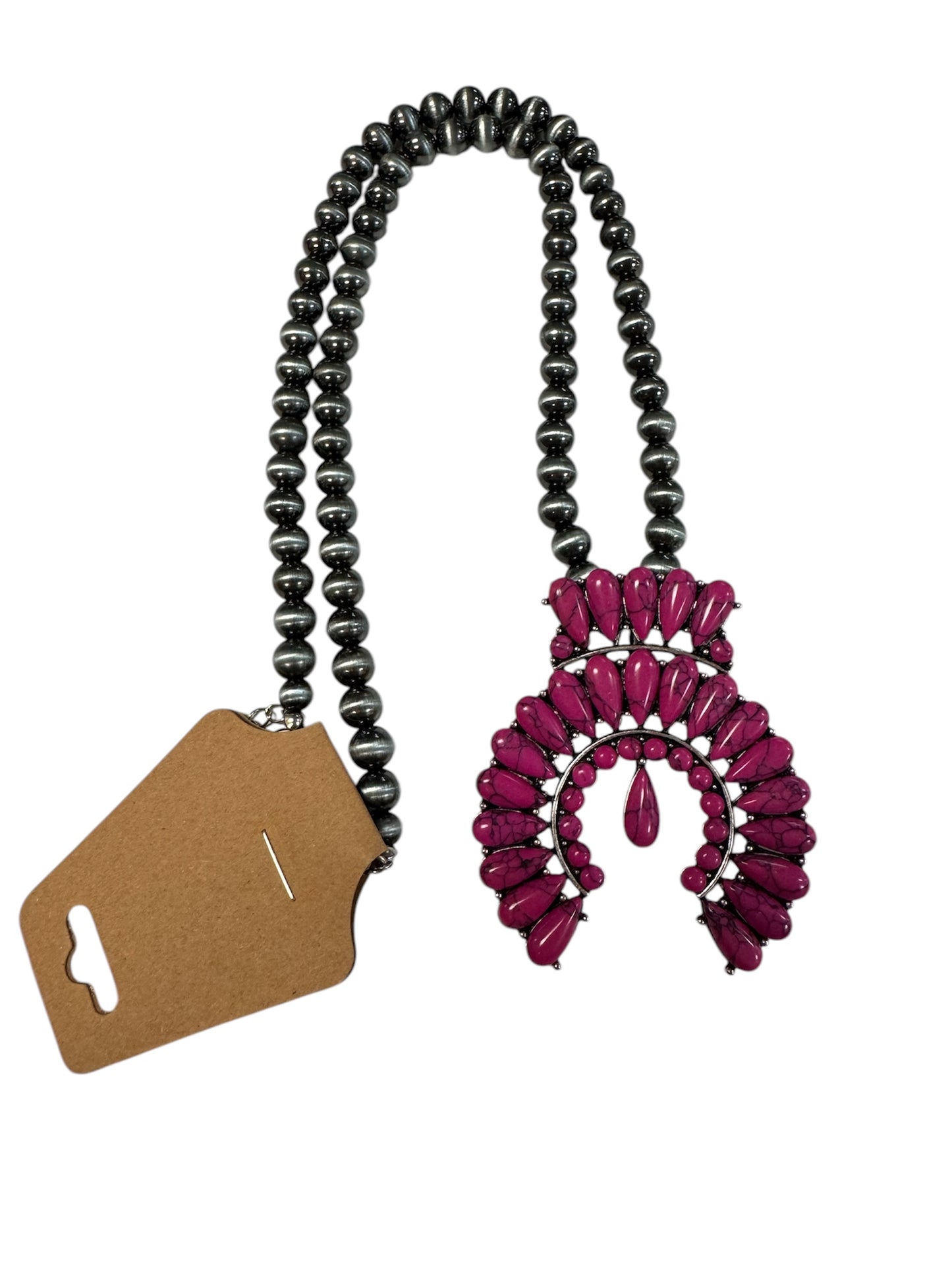 Faux Navajo Pearl Necklace