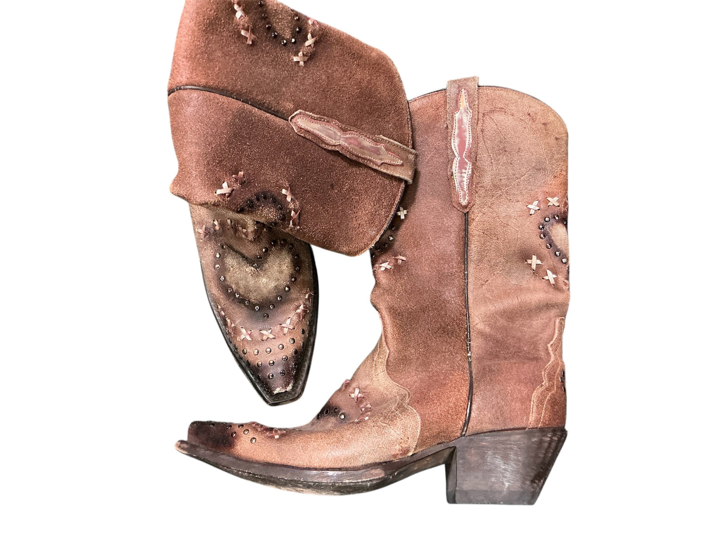 Dan Post Heart Boots SZ 8